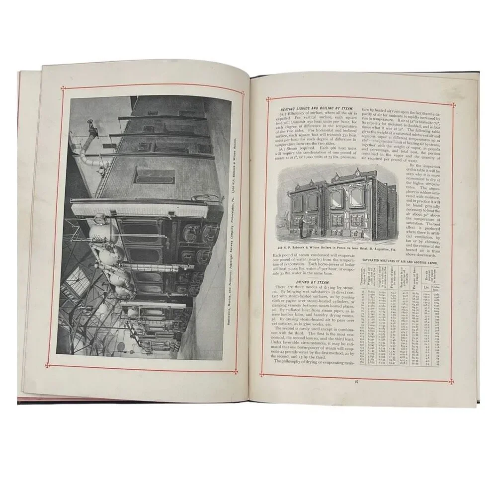 Steam Its Generation and Use The Babcock & Wilcox Co Engineering Book Hardcover